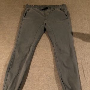 Bullhead Mens skinny small green joggers